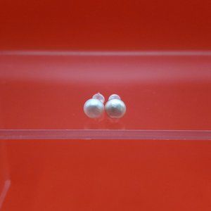 925 Sterling Silver Tiny Stud Pearl Earrings